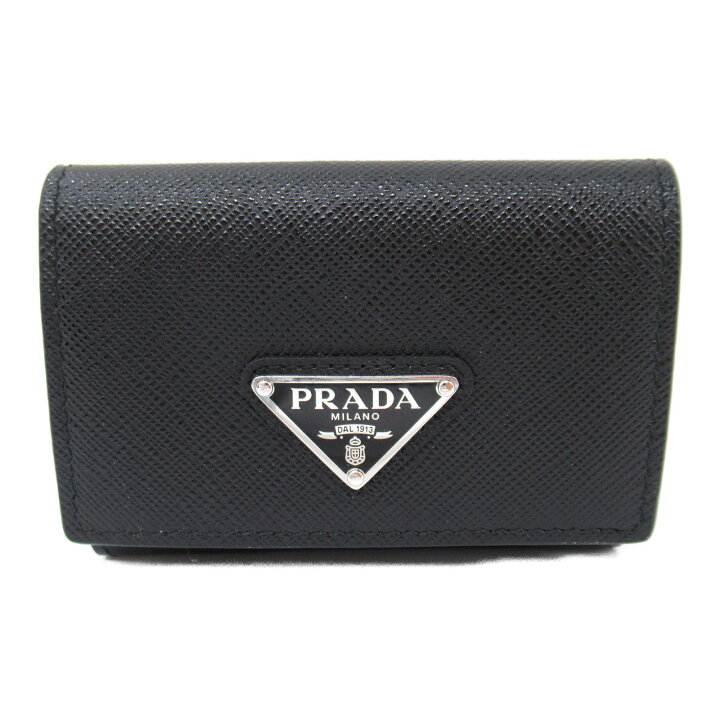 楽天市場】プラダ PRADA 三つ折り財布 三つ折り財布 財布 サフィアーノ  