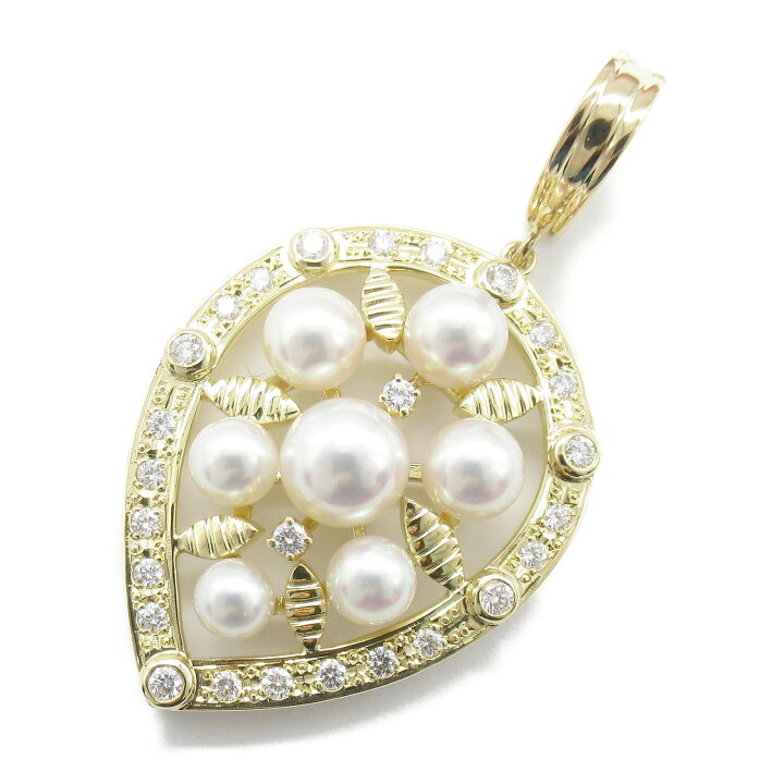 楽天市場】ミキモト MIKIMOTO パール ダイヤ トップ ペンダント 