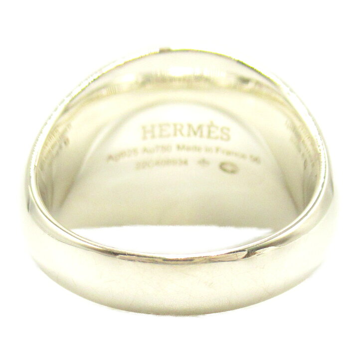 楽天市場】エルメス HERMES エクスリブリス シュヴァリエ PM リング 