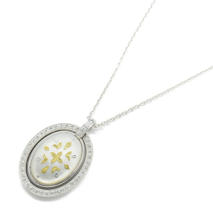 楽天市場】ミキモト MIKIMOTO ピクウェ シェル ダイヤ ネックレス 