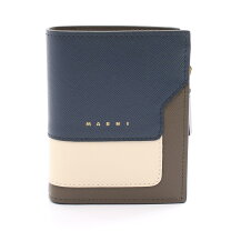 楽天市場】マルニ 二つ折り財布（カラーネイビー）（バッグ・小物 