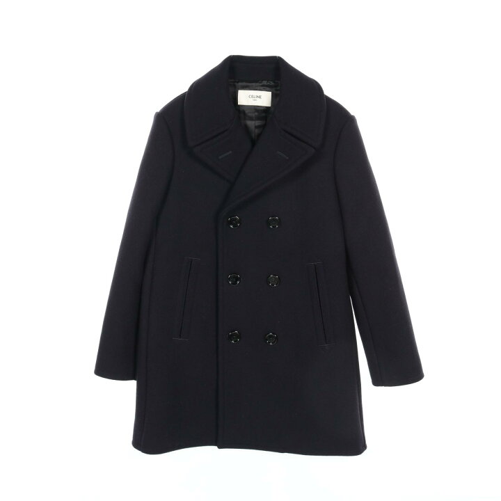 楽天市場】セリーヌ CELINE クラシック ダブルブレスト ピーコート  