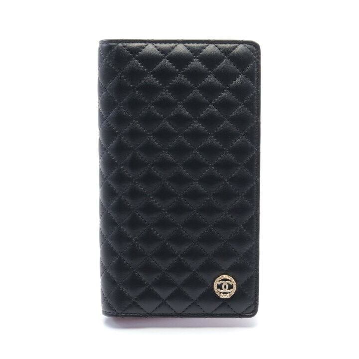 楽天市場】シャネル CHANEL マトラッセ ココマーク 二つ折り長財布 