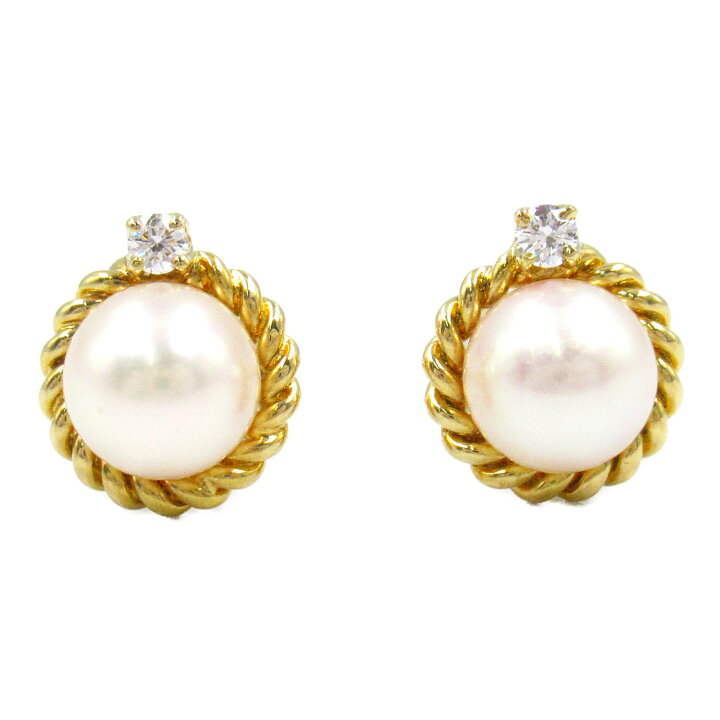 楽天市場】ミキモト MIKIMOTO パール ダイヤ ピアス ピアス ジュエリー 