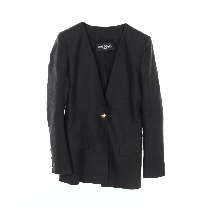 楽天市場】≪ポイント3倍≫バルマン BALMAIN ノーカラージャケット  