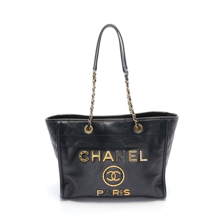 楽天市場】シャネル CHANEL ドーヴィル トートバッグ バッグ レザー  