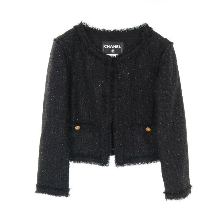 楽天市場】シャネル CHANEL ココマーク ノーカラージャケット 衣料品  