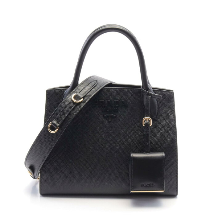楽天市場】プラダ PRADA SAFFIANO CUIR C モノクローム ハンドバッグ  