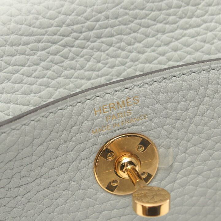 楽天市場】エルメス HERMES リンディ ミニ ブルーペール ショルダー  
