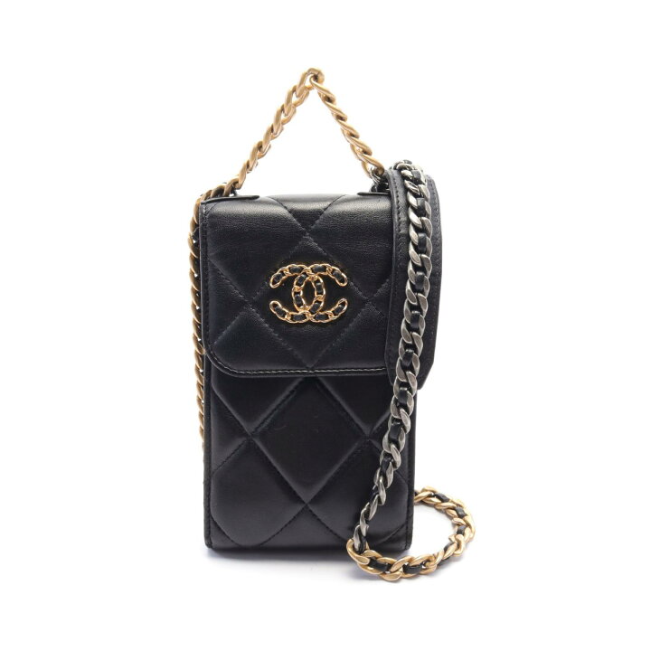 楽天市場】シャネル CHANEL 19 ディズヌフ マトラッセ フォンホルダー  