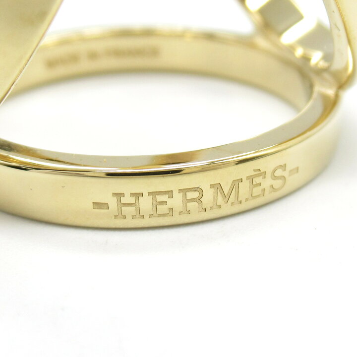 楽天市場】エルメス HERMES スカーフリング 90 トリオ スカーフリング 