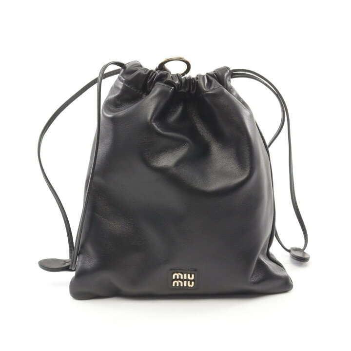 楽天市場】ミュウ ミュウ Miu Miu NAPPA ポーチ バッグ レザー  