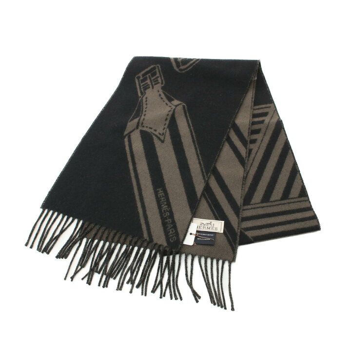 エルメス HERMES Sangles en Zig Zag マフラー 衣料品 カシミヤ  
