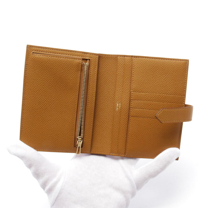 楽天市場】エルメス HERMES ベアンコンパクト 二つ折り財布 財布  