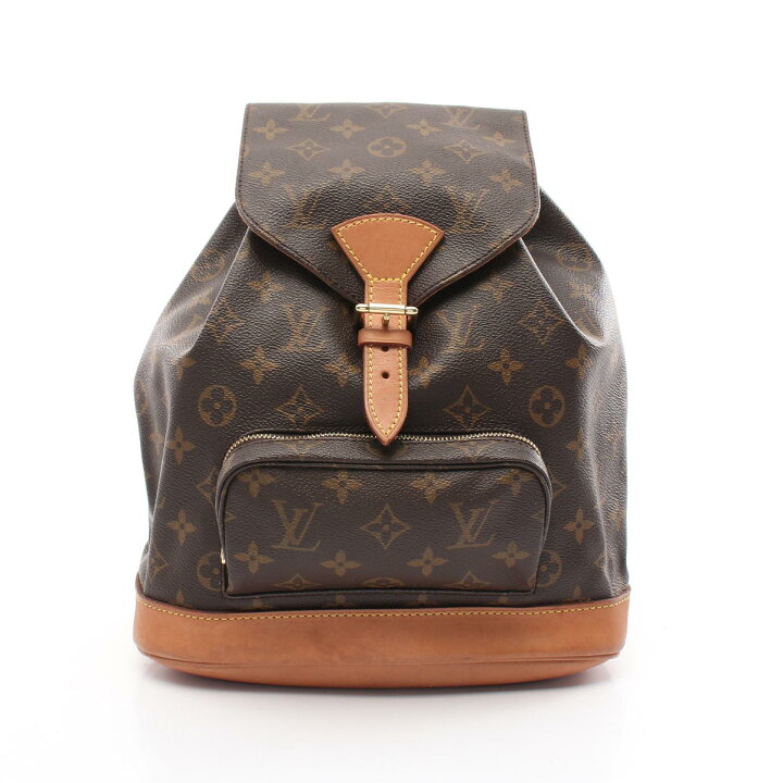 楽天市場】ルイ・ヴィトン LOUIS VUITTON モンスリMM リュックサック  