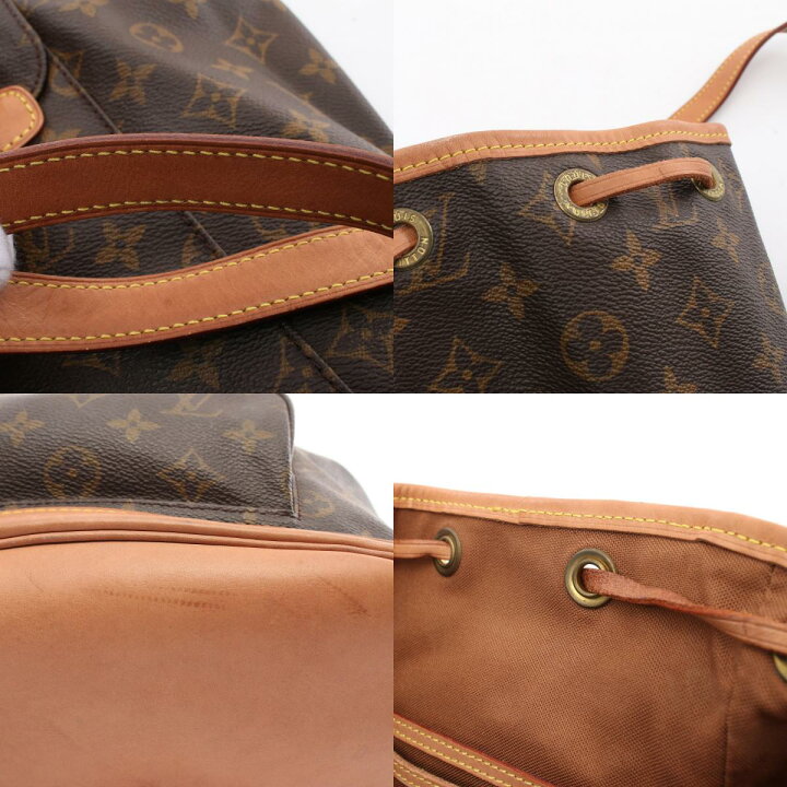 楽天市場】ルイ・ヴィトン LOUIS VUITTON モンスリMM リュックサック  
