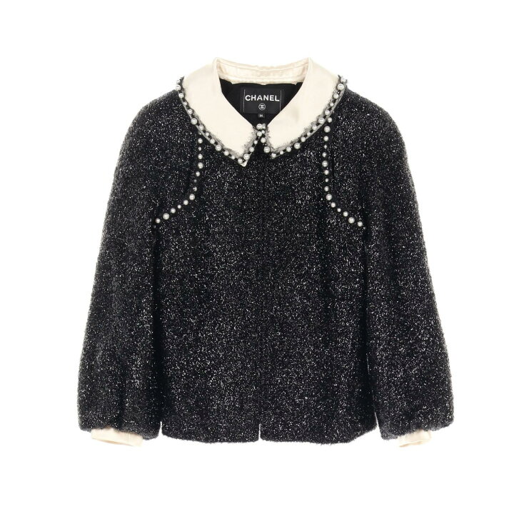 楽天市場】シャネル CHANEL パール付き 衣料品 アウター ナイロン  