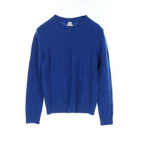 ≪15%OFFクーポン対象≫エルメス HERMES Hモチーフ ニット 衣料品 トップス ウール レディース ブルー系 4E2611D3 【中古】