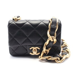 【最大1万円OFFクーポン】シャネル CHANEL マトラッセ ショルダーバッグ バッグ レザー レディース ブラック系 【中古】