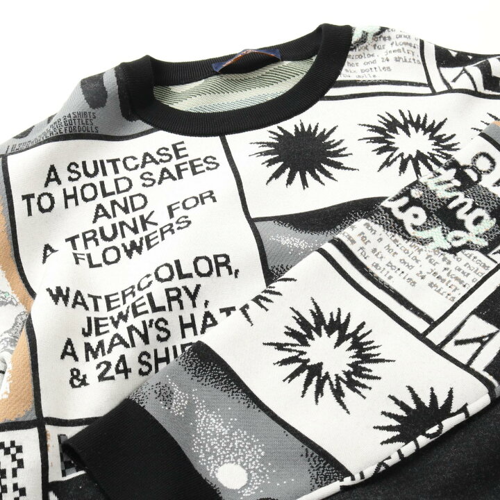 楽天市場】ルイ・ヴィトン LOUIS VUITTON ファンジンモチーフ ニット 