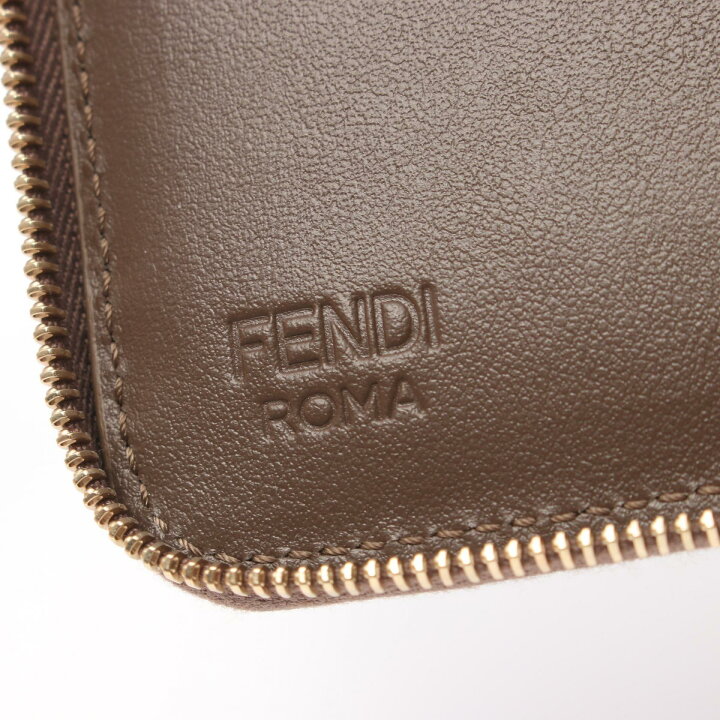 楽天市場】フェンディ FENDI FFダイヤモンド ラウンド財布 財布 レザー  