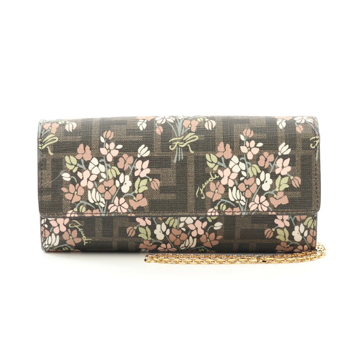 楽天市場】フェンディ FENDI チェーンウォレット 二つ折り長財布 財布  