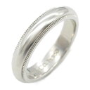 ティファニー TIFFANY＆CO ミルグレイン リング リング・指輪 ジュエリー Pt950プラチナ メンズ レディース シルバー…