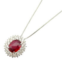 楽天市場】ルビー ネックレス pt ダイヤ 中古の通販 