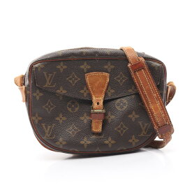 ≪全品5％OFFクーポン＆まとめ買い10%OFF≫ルイ・ヴィトン LOUIS VUITTON ジュヌフィーユPM ショルダーバッグ バッグ PVCコーティングキャンバス レザー モノグラム レディース ブラウン系 M51227 【中古】