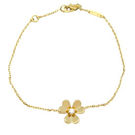 ≪全品5％OFFクーポン＆まとめ買い10%OFF≫ヴァンクリーフ＆アーペル Van Cleef & Arpels フリヴォル ミニ ダイヤ ブレスレット ブレスレット アクセサリー K18（イエローゴールド） ダイヤモンド レディース クリア系 【中古】