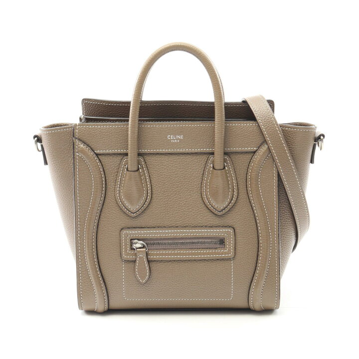 楽天市場】セリーヌ CELINE ラゲージ ナノショッパー ハンドバッグ  