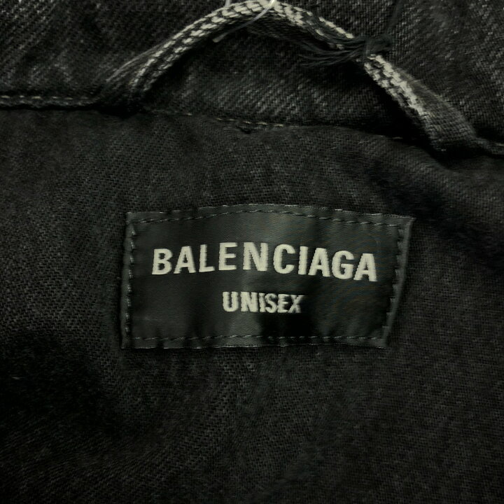 楽天市場】バレンシアガ BALENCIAGA ミラーロゴオーバーサイズデニム 