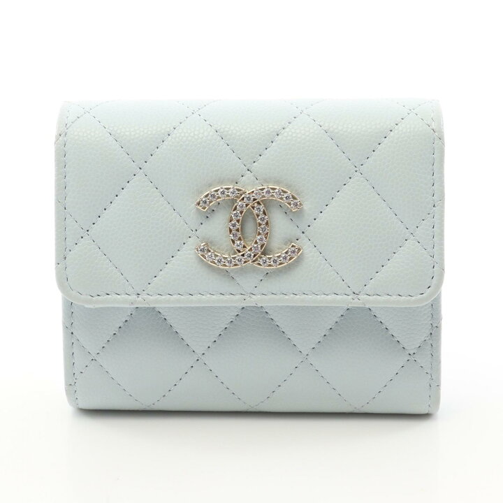 楽天市場】シャネル CHANEL マトラッセ スモールウォレット 三つ折り 