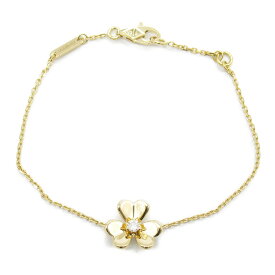 ≪全品5％OFFクーポン＆まとめ買い10%OFF≫ヴァンクリーフ＆アーペル Van Cleef & Arpels フリヴォルミニ ブレスレット ダイヤ ブレスレット アクセサリー K18（イエローゴールド） ダイヤモンド レディース クリア系 VCARPOJ200 【中古】
