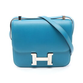 ≪全品5％OFFクーポン＆まとめ買い10%OFF≫エルメス HERMES コンスタンス3 24 ショルダーバッグ バッグ カーフ（牛革） ボックスカーフ レディース グリーン系 【中古】