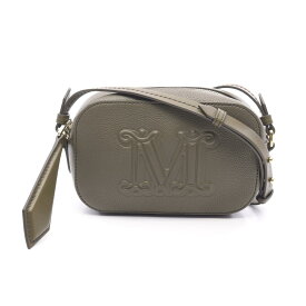 ≪15%OFFクーポン対象≫マックスマーラ MAX MARA ELSA エルサ ショルダーバッグ バッグ レザー レディース カーキ系 【中古】