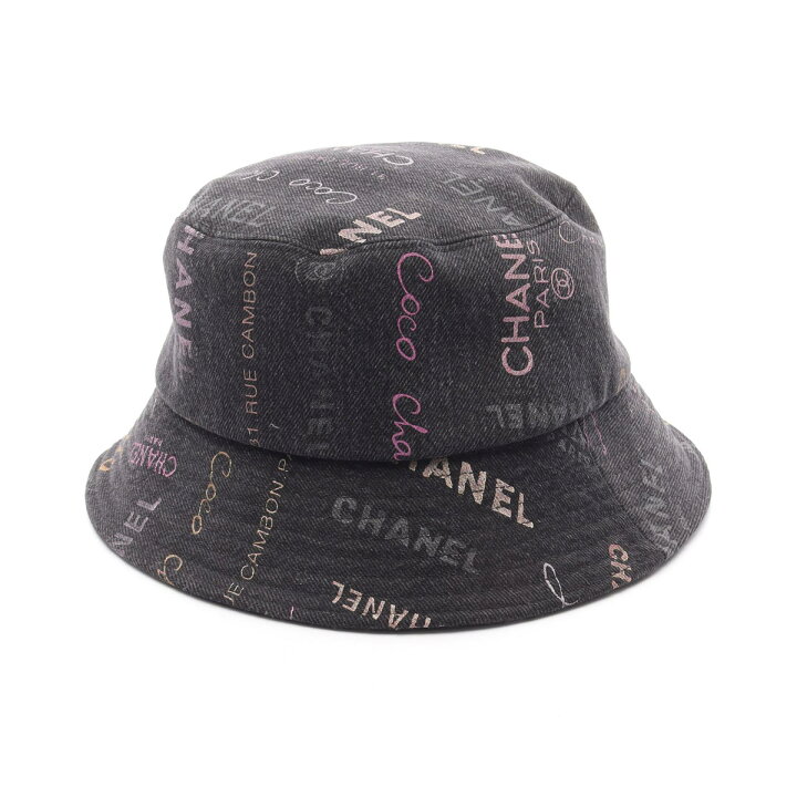楽天市場】シャネル CHANEL クラッシャーデニムバケット ハット 帽子 