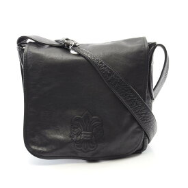 ≪5%OFFクーポン対象≫クロムハーツ CHROME HEARTS ショルダーバッグ バッグ レザー メンズ ブラック系 【中古】