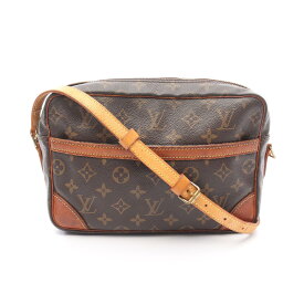 ≪全品5％OFFクーポン＆まとめ買い10%OFF≫ルイ・ヴィトン LOUIS VUITTON トロカデロ27 モノグラム ショルダーバッグ バッグ PVCコーティングキャンバス レザー レディース ブラウン系 M51274 【中古】