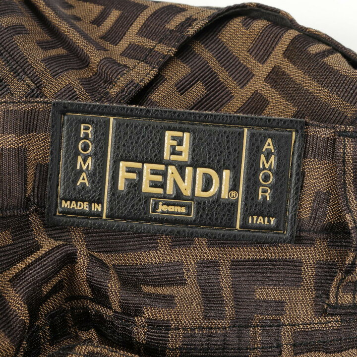 楽天市場】フェンディ FENDI ズッカ柄 パンツ 衣料品 ボトムス  