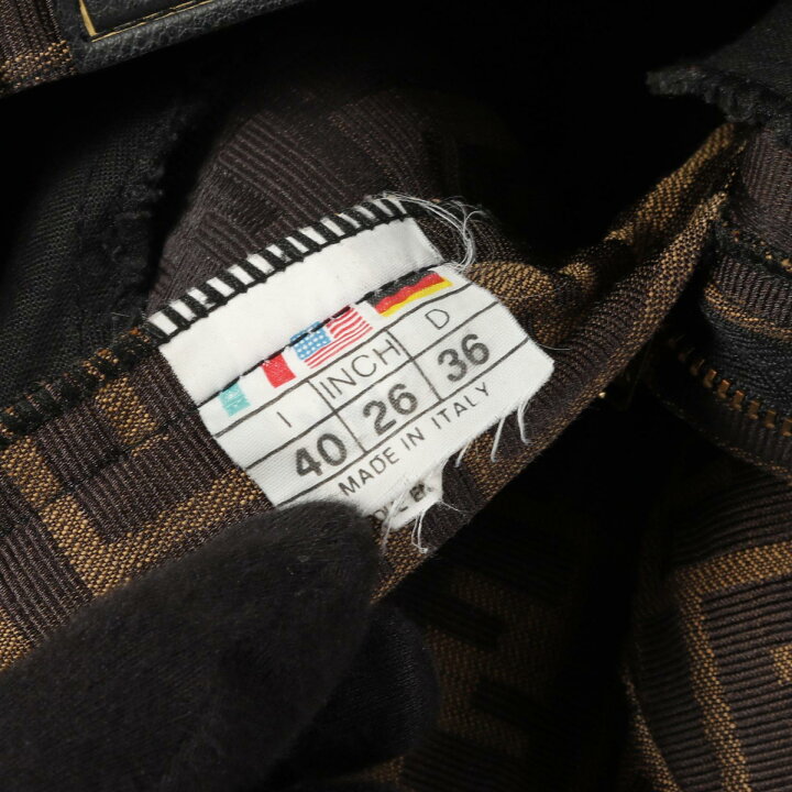楽天市場】フェンディ FENDI ズッカ柄 パンツ 衣料品 ボトムス  