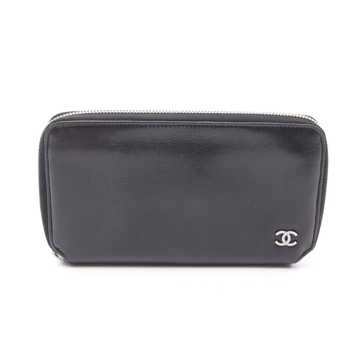 楽天市場】シャネル CHANEL ココマーク ラウンド長財布 財布 レザー  