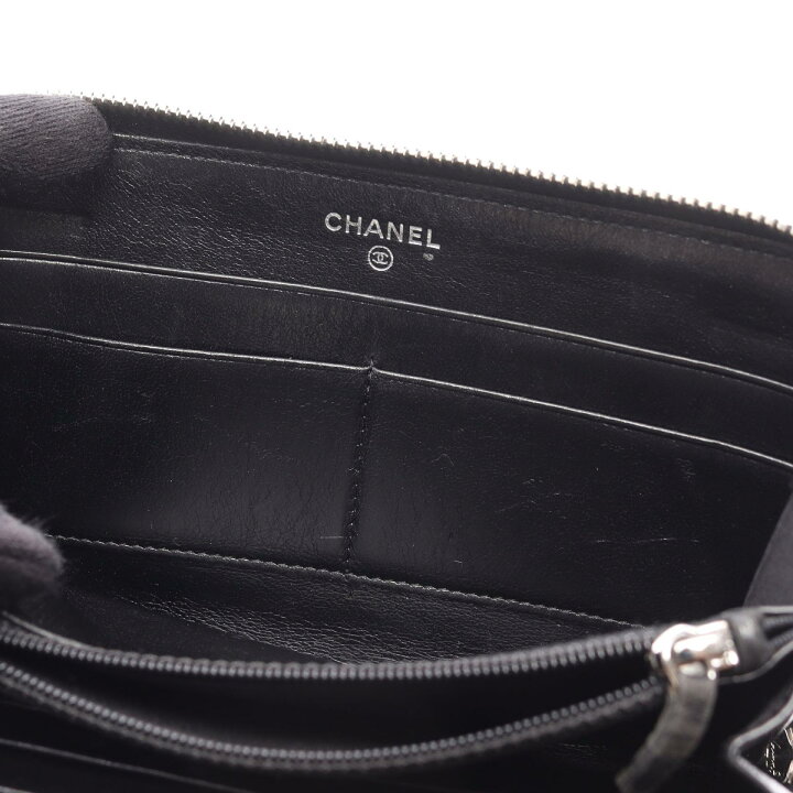 楽天市場】シャネル CHANEL ココマーク ラウンド長財布 財布 レザー  