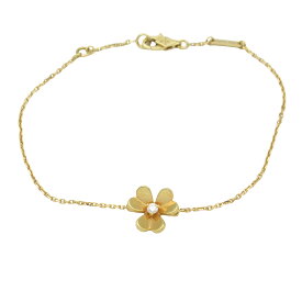 ≪全品5％OFFクーポン＆まとめ買い10%OFF≫ヴァンクリーフ＆アーペル Van Cleef & Arpels フリヴォル ミニ ブレスレット 1PD ブレスレット アクセサリー K18（イエローゴールド） ダイヤモンド レディース クリア系 VCARPOJ200 【中古】