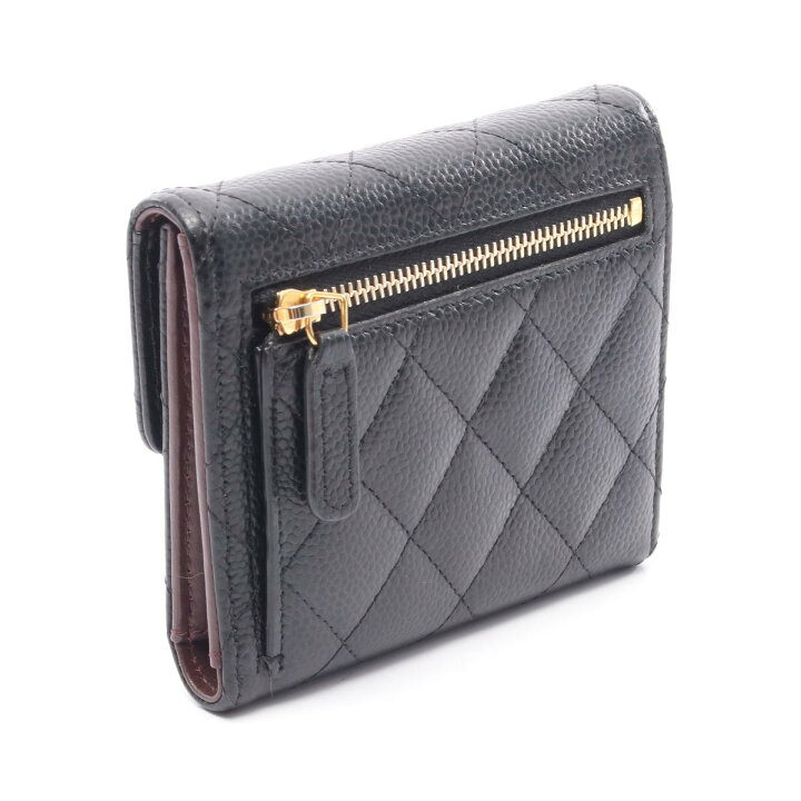 楽天市場】シャネル CHANEL クラシックスモールウォレット 三つ折り  