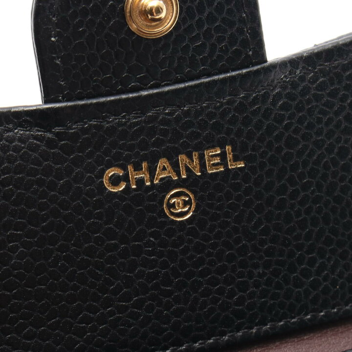 楽天市場】シャネル CHANEL クラシックスモールウォレット 三つ折り  