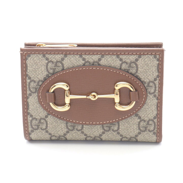 楽天市場】グッチ GUCCI ホースビット 1955 GGスプリーム 二つ折り財布 