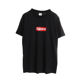 シュプリーム Supreme BOX LOGO S/S TEE カットソー 衣料品 トップス コットン メンズ ブラック系 【中古】