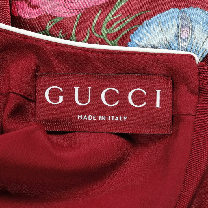 楽天市場】グッチ GUCCI フローラ ワンピース 衣料品 トップス シルク  