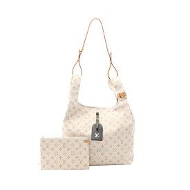 ≪全品5％OFFクーポン＆まとめ買い10%OFF≫ルイ・ヴィトン LOUIS VUITTON アトランティスGM トートバッグ バッグ PVCコーティングキャンバス モノグラム レディース ホワイト系 / ブラウン系 M24409 【中古】